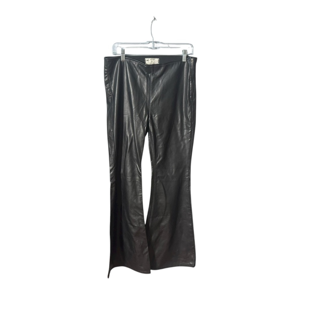 Free People Black pleather Pants